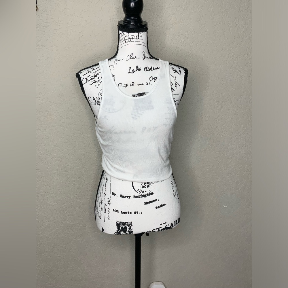 #4 NWOT Free People Intimacy White Crop Top Large